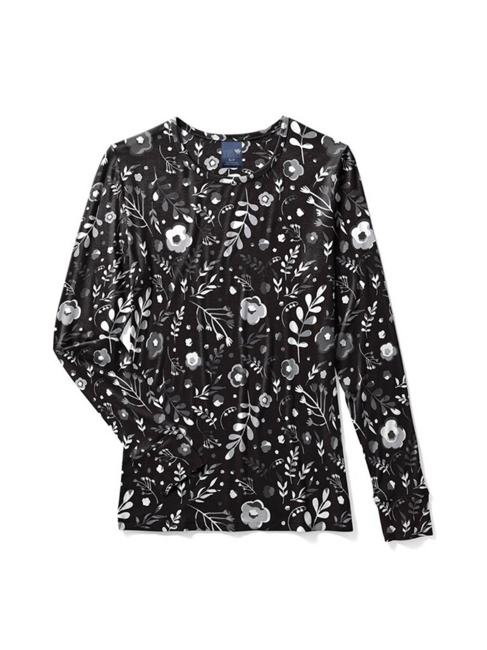Zoe+Chloe Silky Print Tee
